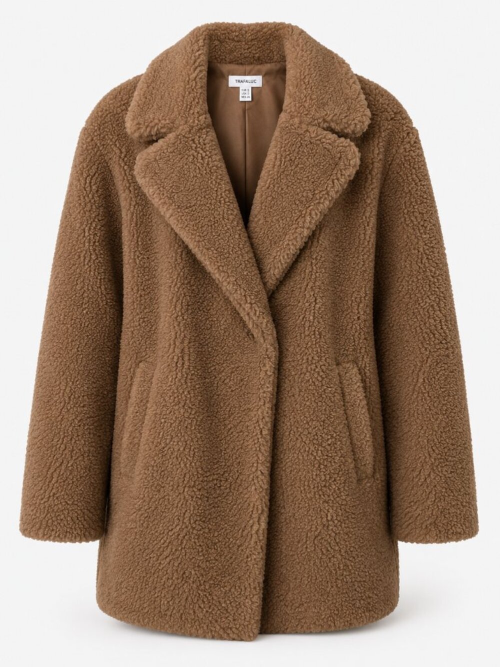 Maurices Teddy Coat 2X Camel Faux Fur Sherpa Long Plush Oversized NWT $109